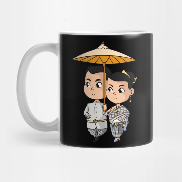 Chibi Khmer Cambodian Couple by KhmeRootz